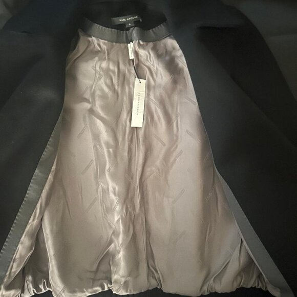 MARC JACOBS Women's Black Wool Bomber/Jacket Size 4 NEW WITH TAGS - Picture 10 of 13